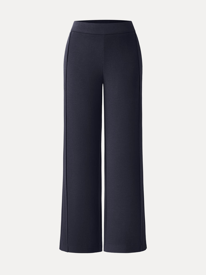 Cozy Warm High Rise Straight Leg Pull-On Pants