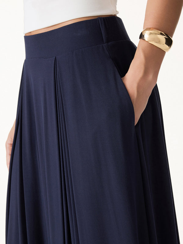OGLmove Breezy Drapey Midi Skirt