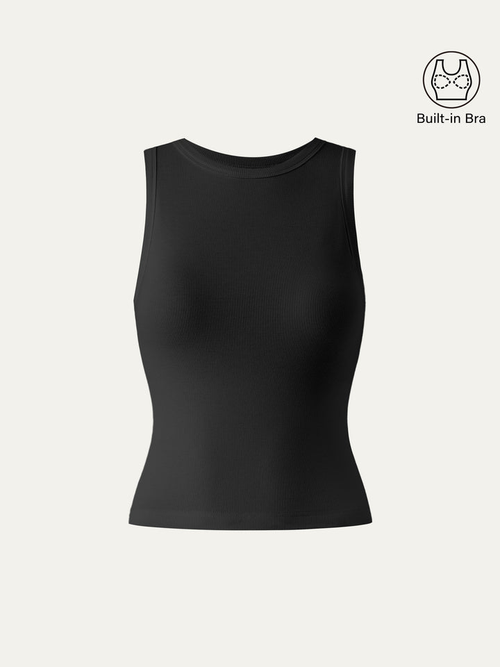 Crewneck Cotton New Airy Brami Tank Black XS