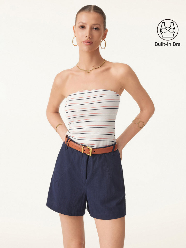 Striped Strapless Tube Brami