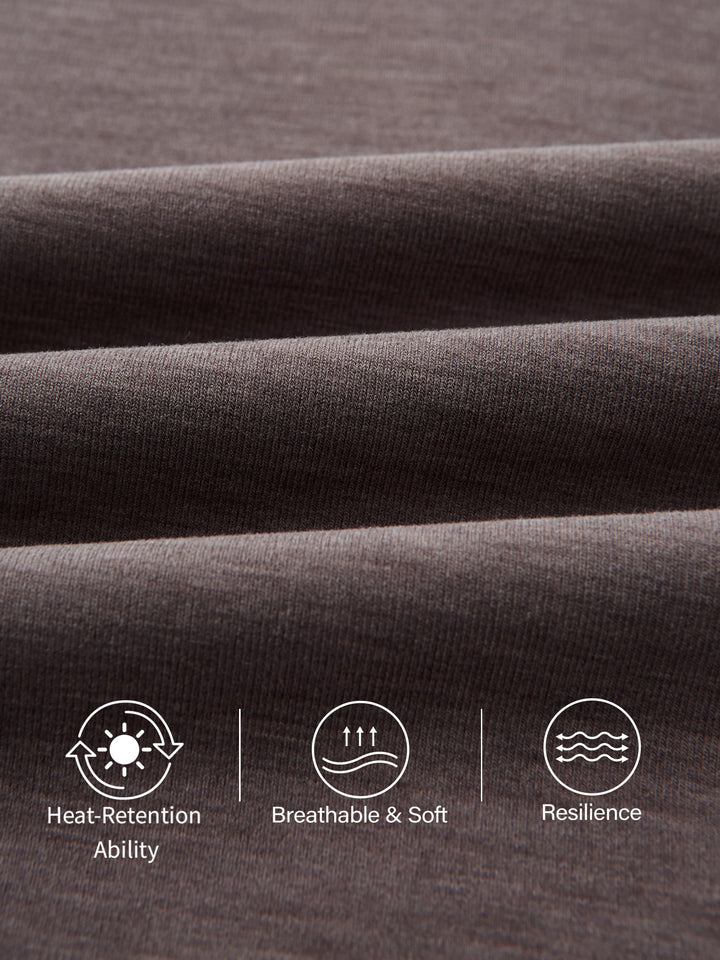 Cozy Warm High Rise Slanted Fly Front Wide Leg Pants