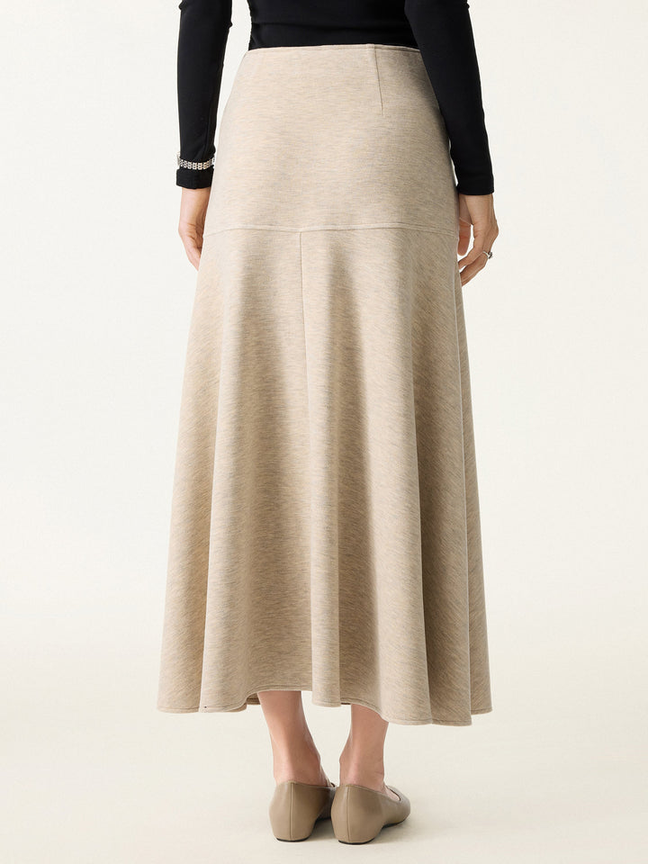 FuzzLuxe Flared Maxi Skirt