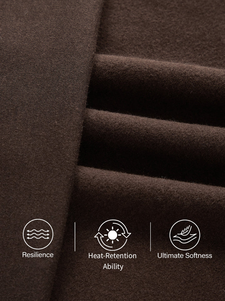 Heat-Tech Turtleneck Midi Dress