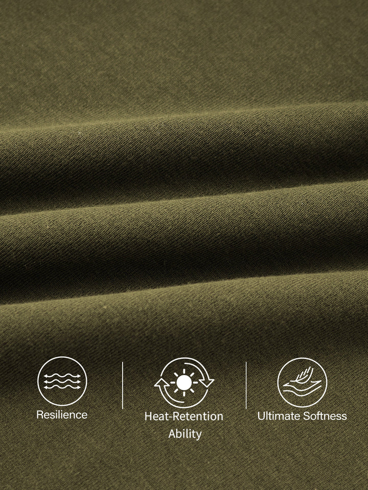 2Pcs Set Heat-Tech Multi-Wear Layering Brami Top & Wool-like Flared Maxi Skirt