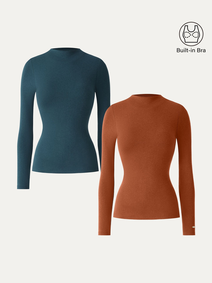 LiteWarm Mockneck Long Sleeve Brami