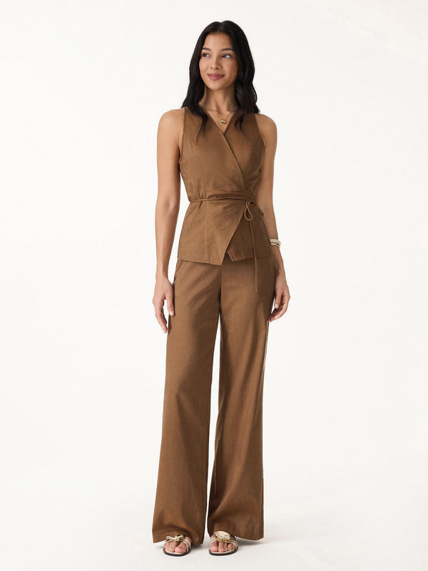 OGLmove Wrap Top with Self-Tie
