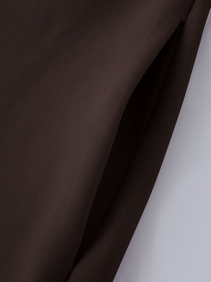 Wrinkle-Resistant High Rise Pull-on Maxi Skirts with Pockets