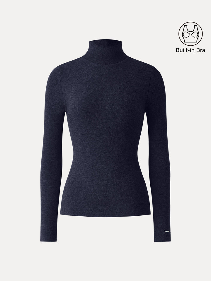 MaxWarm Turtleneck Long Sleeve Brami Smoky Navy XS