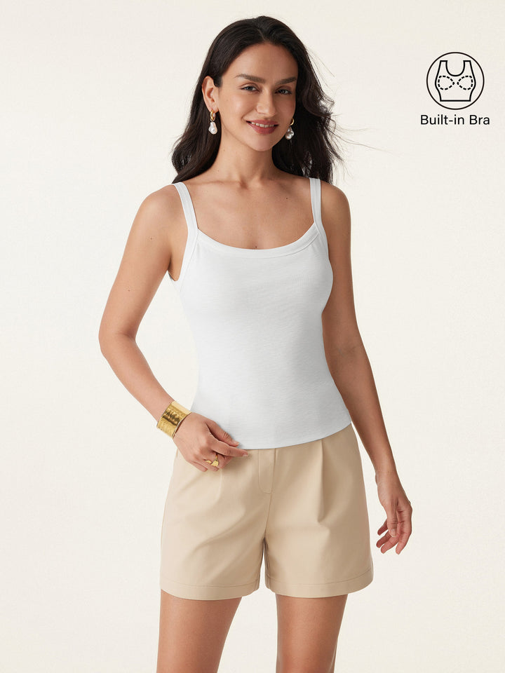 2Pcs Set Everyday Cotton Low Back New Airy Brami Tank