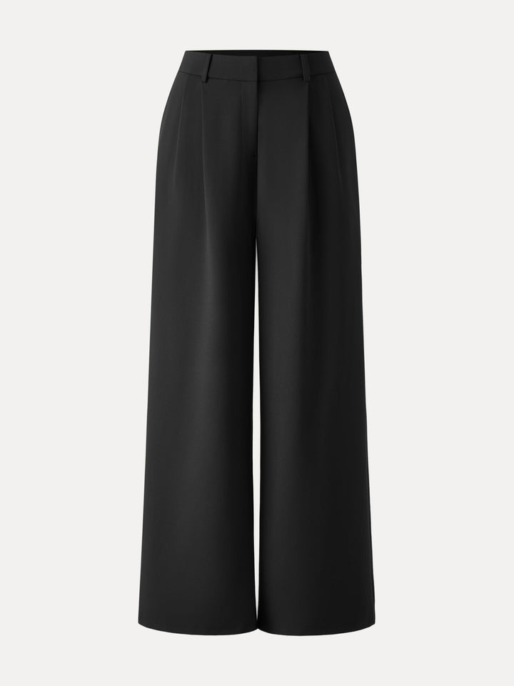 Breezy Wide Leg Pant with Pockets Black XS