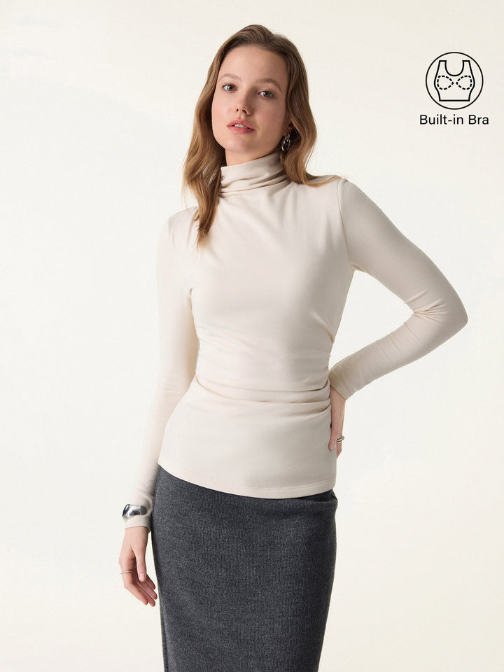 ProWarm Turtleneck Ruched Brami