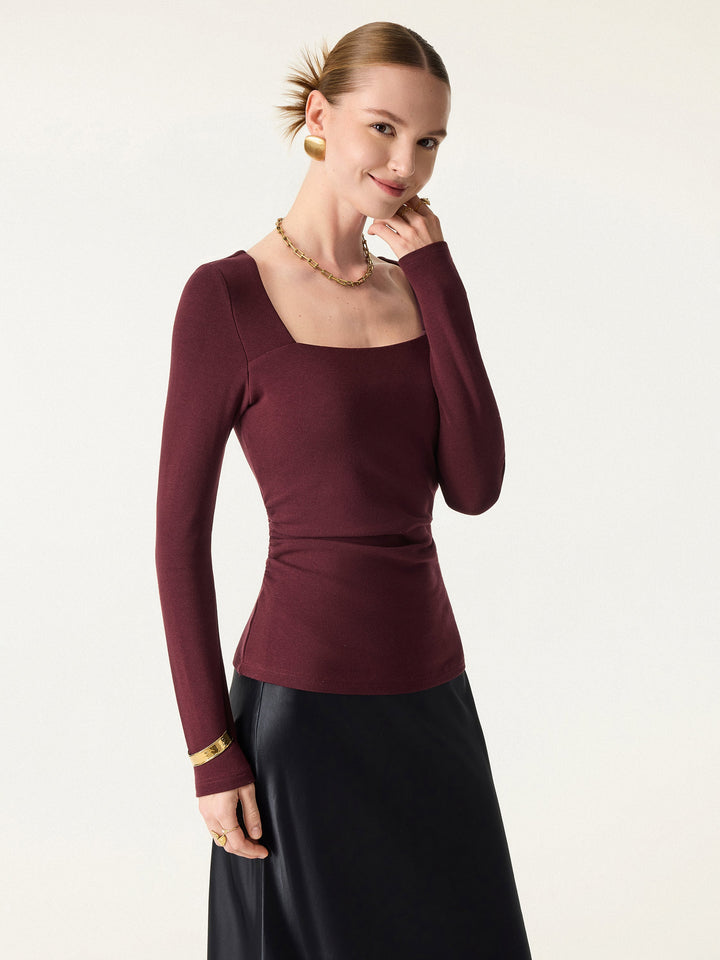 ProWarm Square Neck Side Ruched Brami
