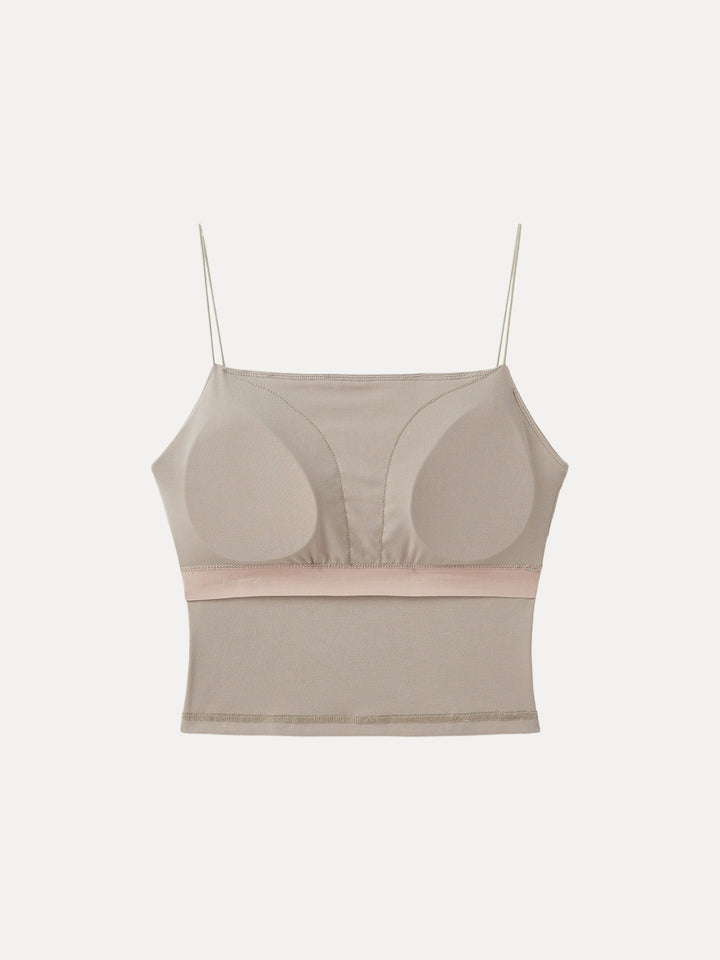 Essential Spaghetti Strap Cropped New Airy Brami