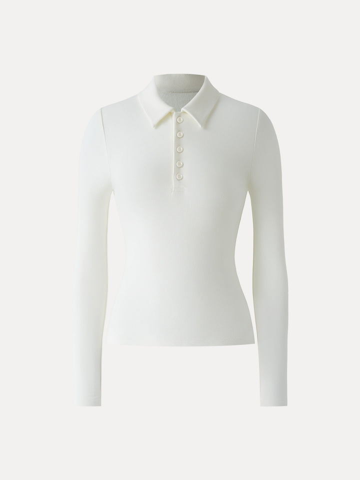 ProWarm Polo Neck Long Sleeve Top