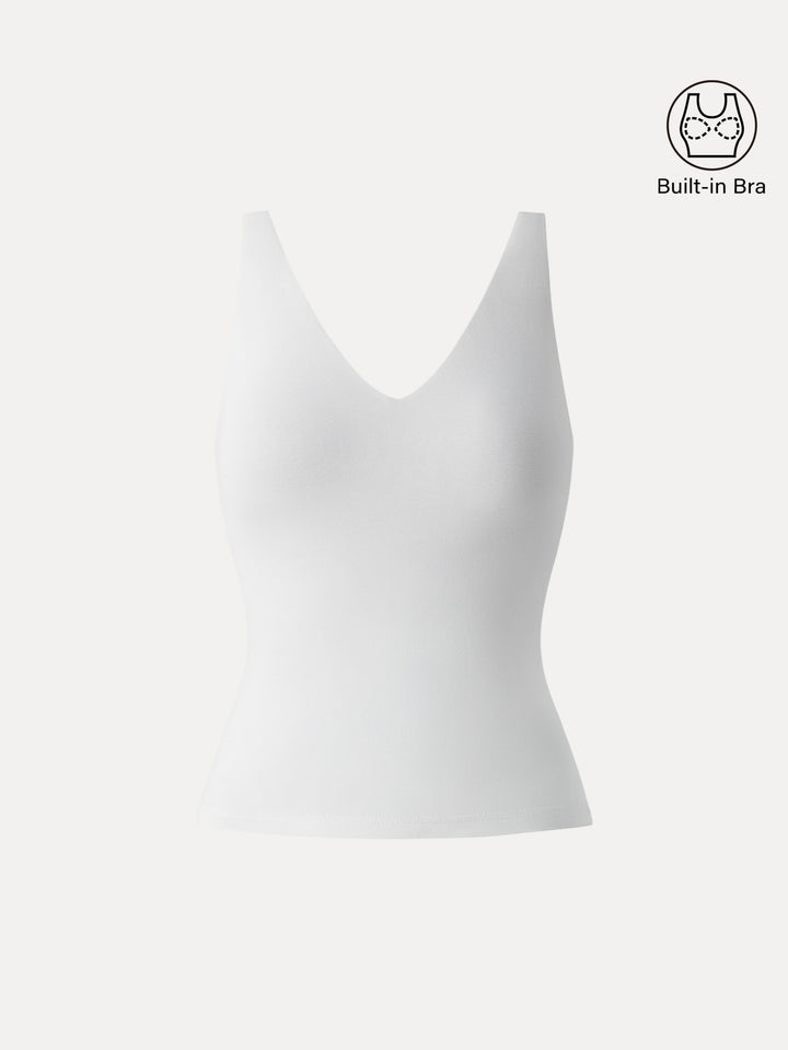 Essential V-neck Sleeveless New Airy Brami Tank