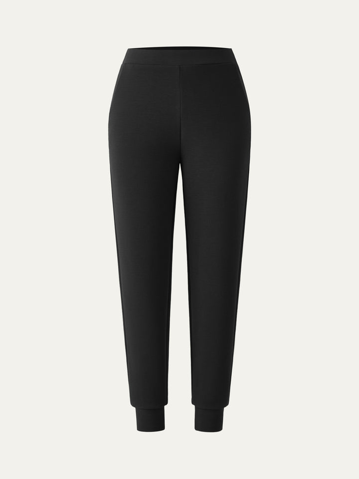 Mid Rise Pull-on Jogger with Pockets Black XS