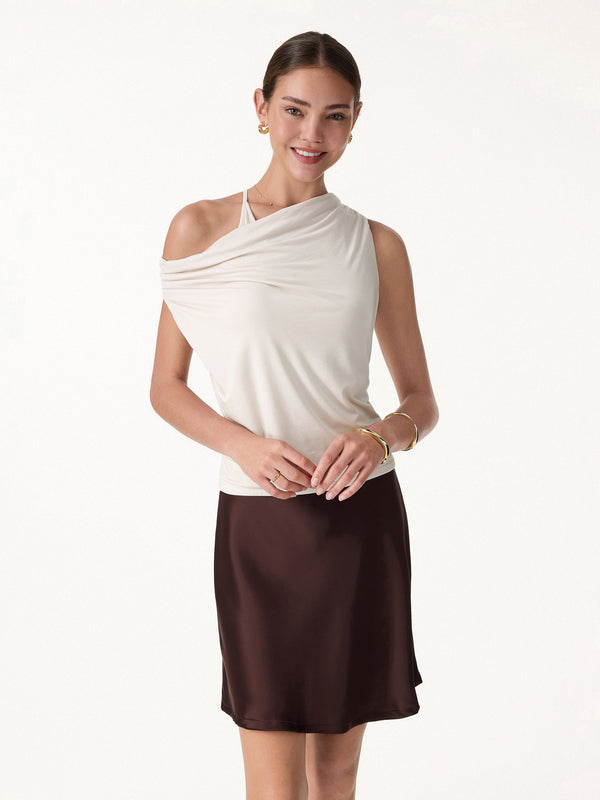 OGLmove Matte Cowl Neck Bra Top