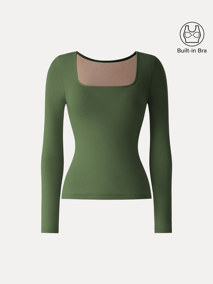 ProWarm Square Neck Long Sleeve Brami
