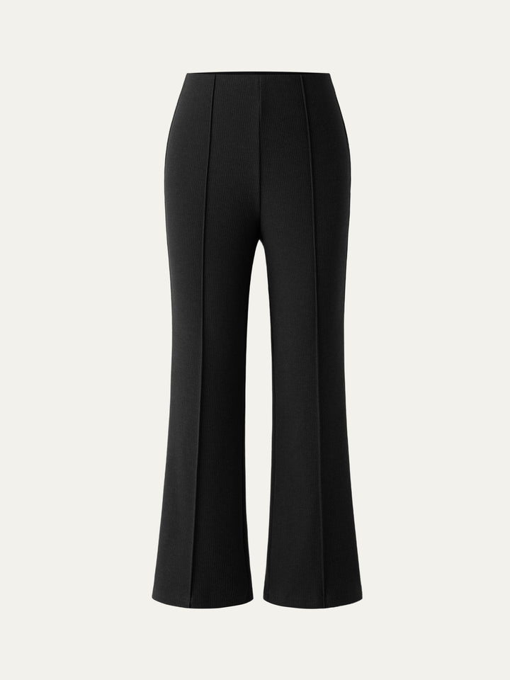 Kickout Pull-On Cropped Flare Pant Black XS