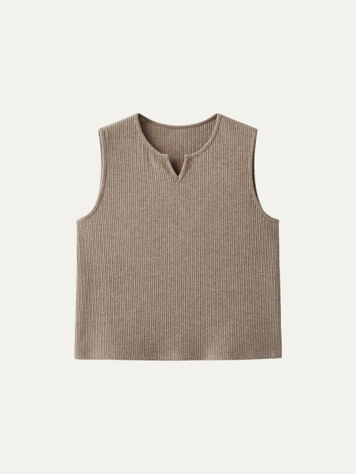 Sleeveless A-Line Hem Tank Top