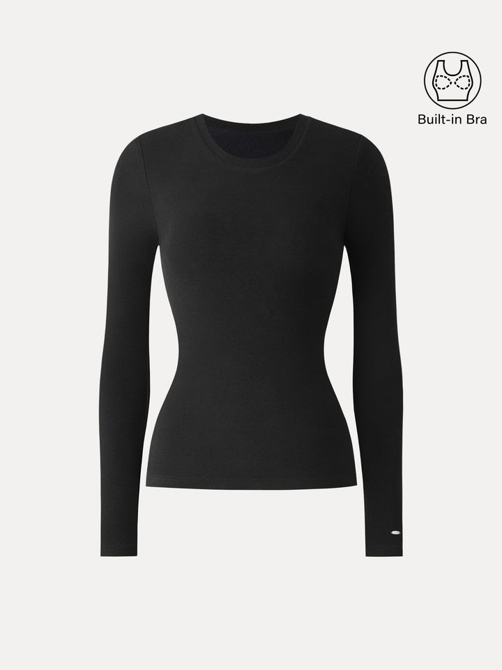 MaxWarm Crewneck Long Sleeve Brami Black XS