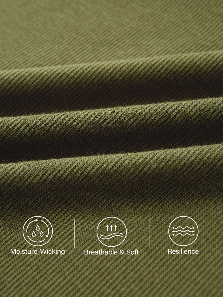 Essential Stretch Cotton U-neck 3/4 Sleeve Brami