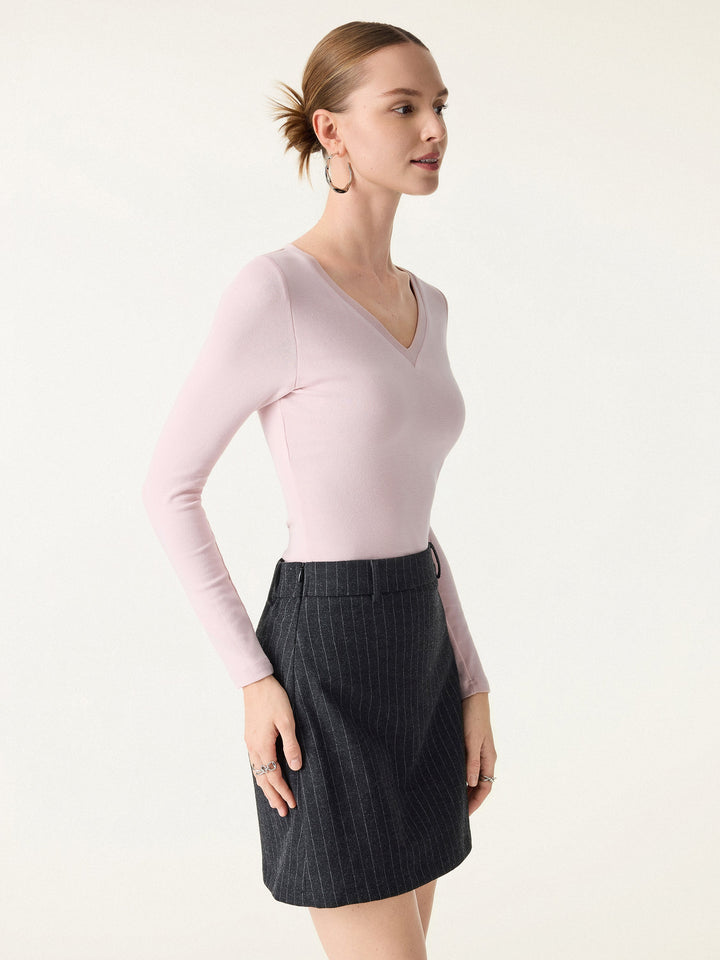 LiteWarm V-Neck Long Sleeve Brami