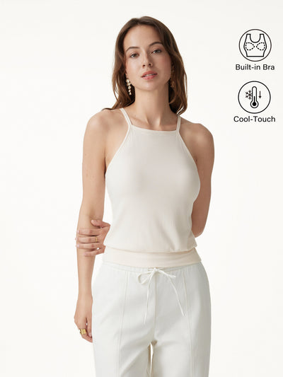 CoolTouch Bustier mit eckigem Ausschnitt und Taillenbund