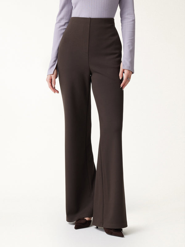 OGLmove Bamboo-Blend High-Rise Wide-Leg Pants with Pockets