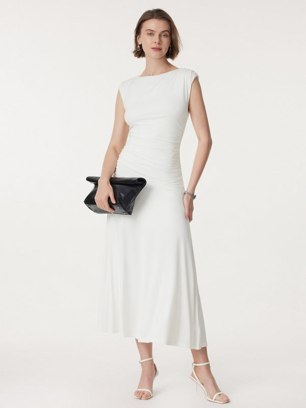 OGLmove Breezy Cooling Side Ruched Maxi Dress