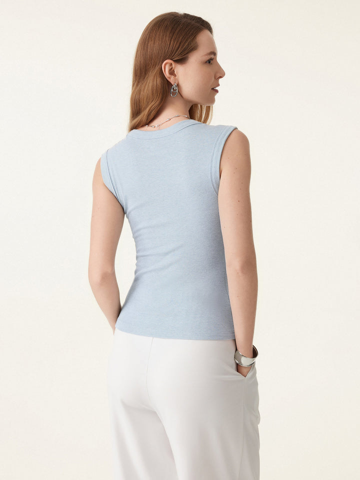 Stretch Cotton Scoopneck New Airy Brami Tank