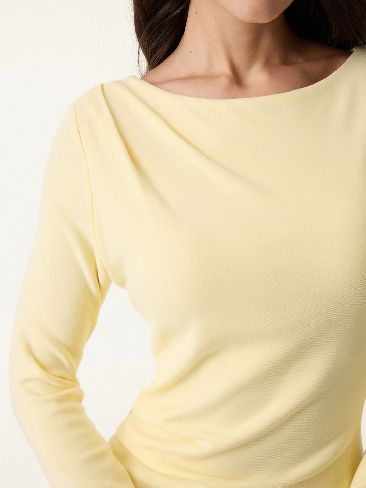 ProWarm Slimming Boatneck Tucked Midi Brami Dress