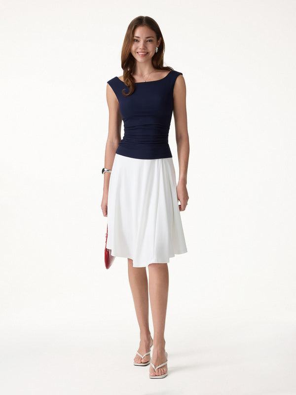 OGLmove CoolTouch Ponte Midi Circle Skirt