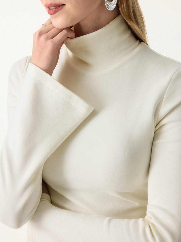 ProWarm Turtleneck Ruched Bell Sleeve Brami