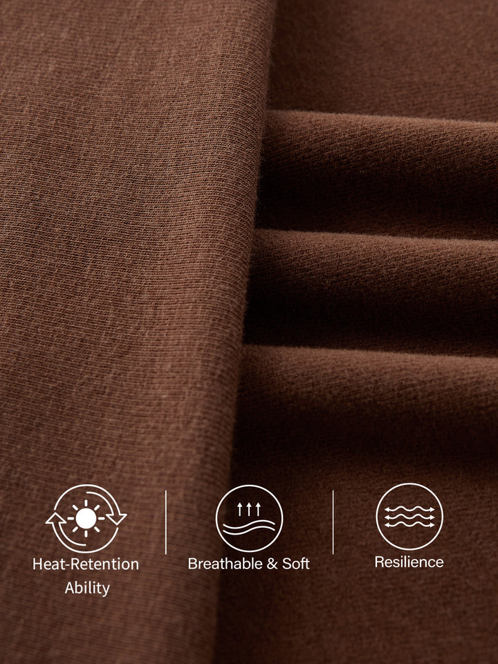 ProWarm Drop Shoulder Ruched Top