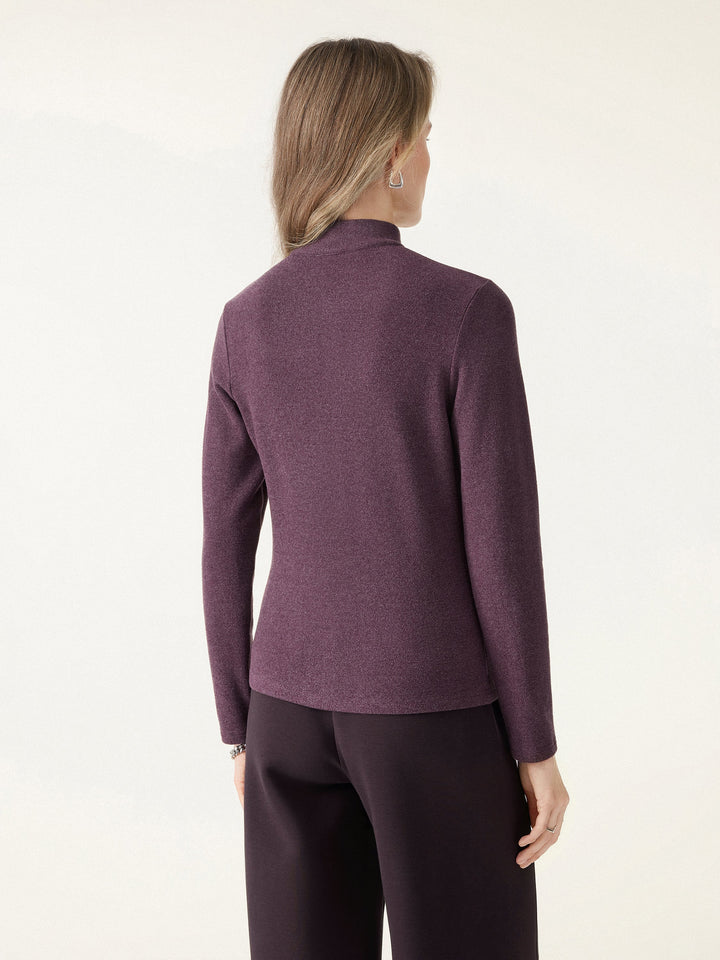 MaxWarm Mockenck Half-zipped Long Sleeve Top