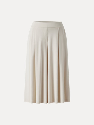 OGLmove Sandwashed Super Flowy Cropped Palazzo Leg Pants with Pockets Morning Mist XS