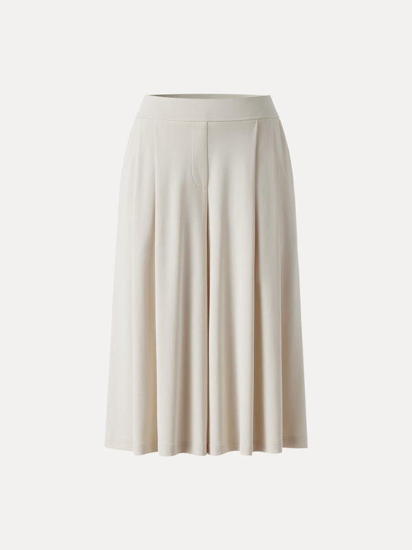 OGLmove Sandwashed Super Flowy Cropped Palazzo Leg Pants with Pockets Morning Mist XS