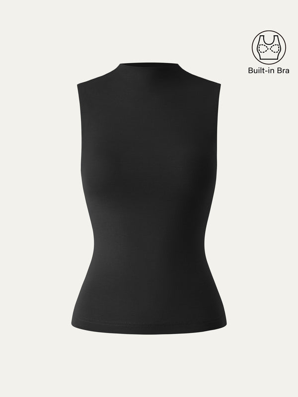 Mockneck New Airy Brami Tank Black XS