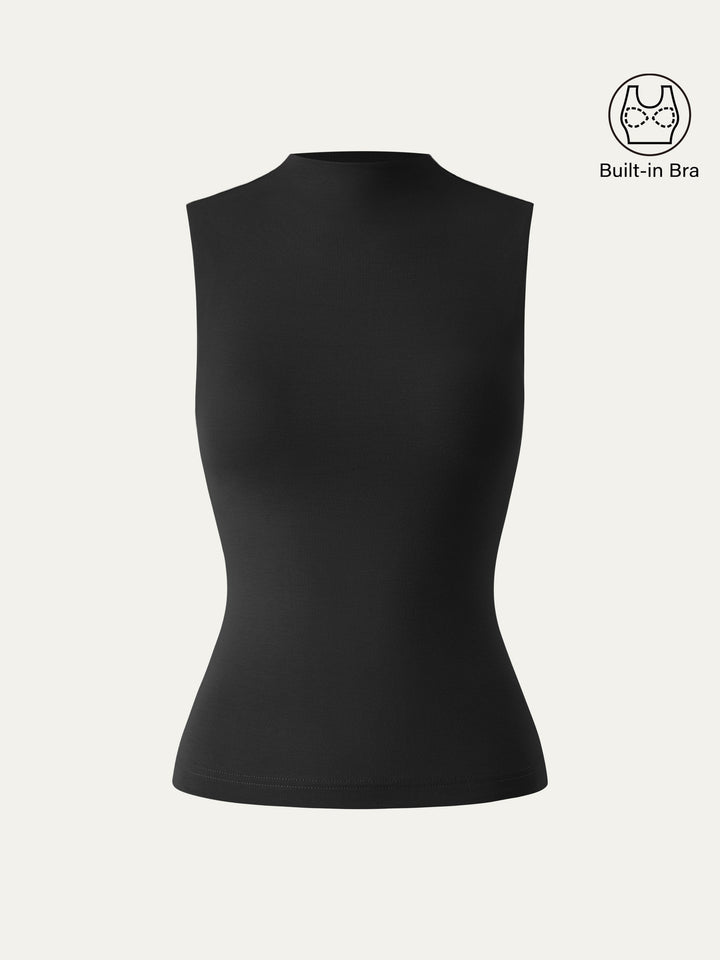 Mockneck New Airy Brami Tank Black XS
