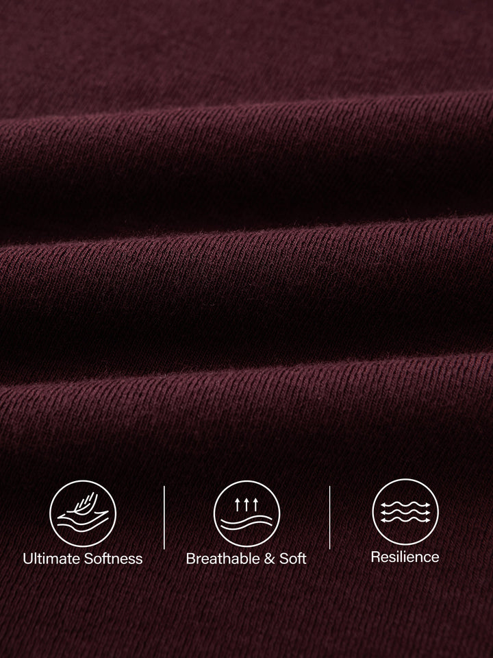 Cowl Neck Built-in Coverage Long Sleeve Brami