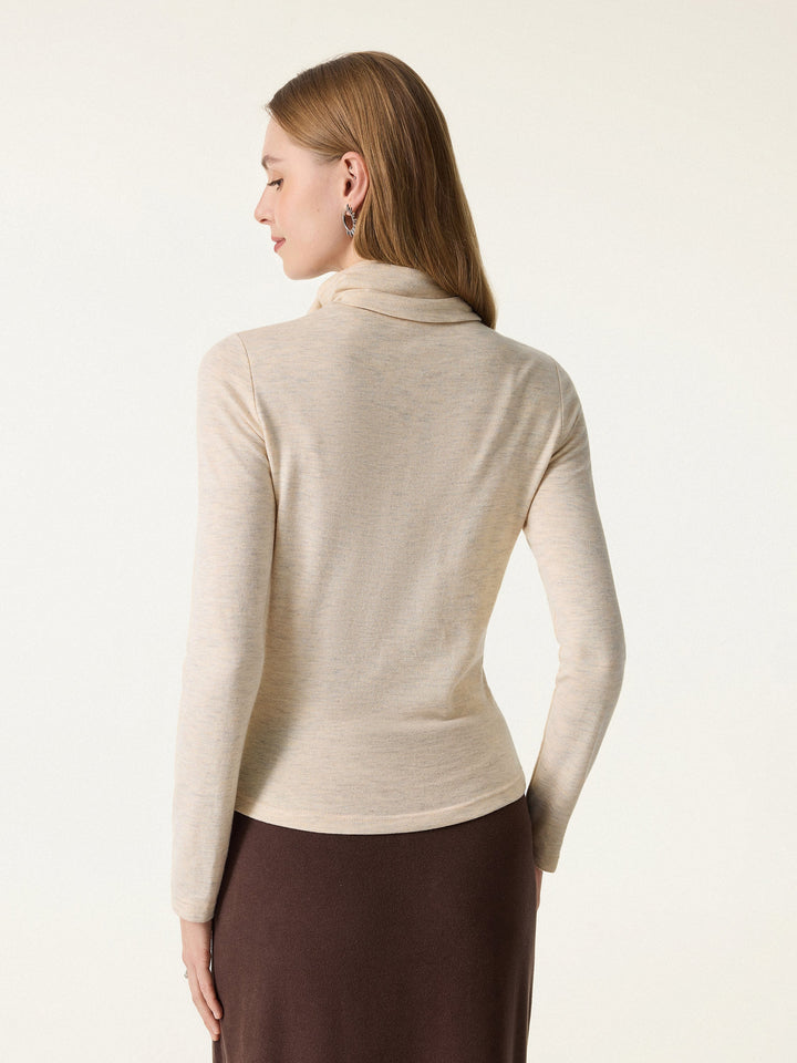 Ruched Long Sleeve Brami with Scarf