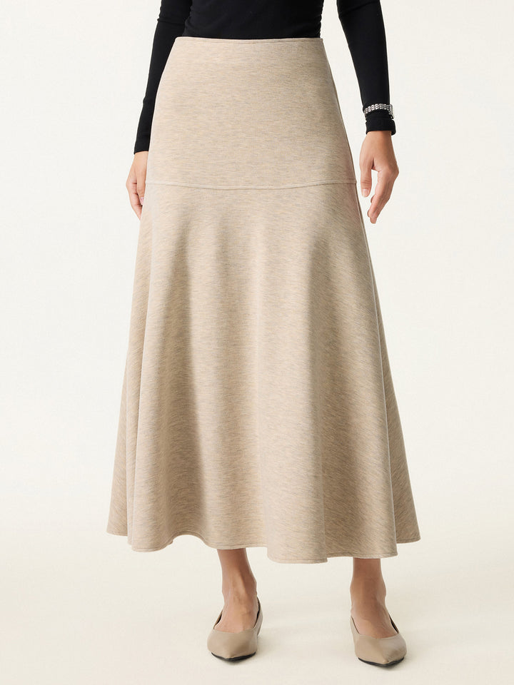 FuzzLuxe Flared Maxi Skirt