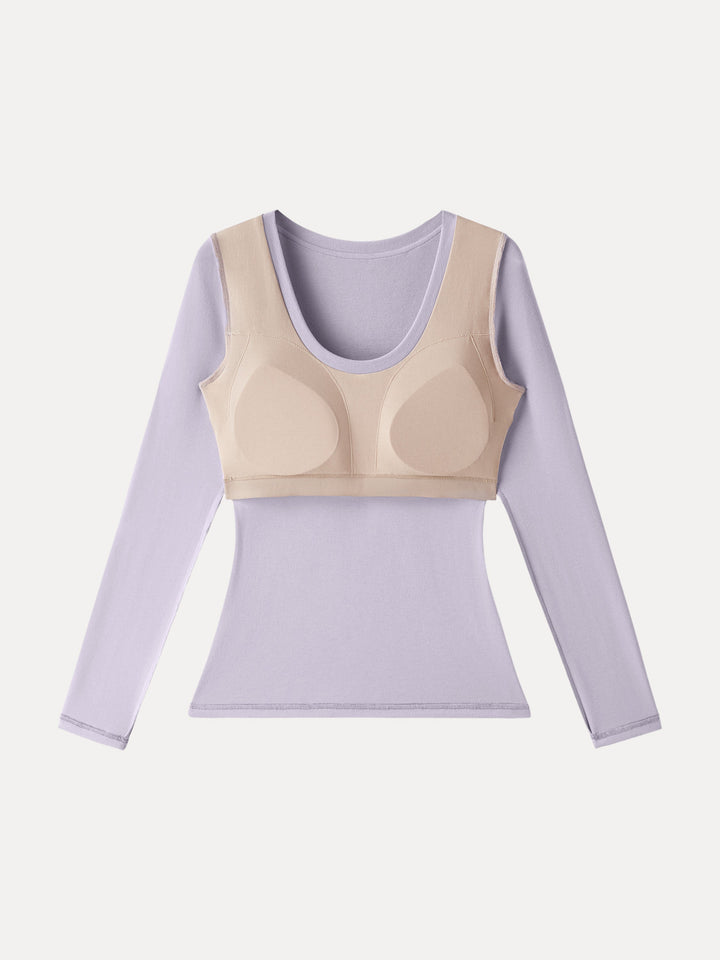 LiteWarm Round Neck Long Sleeve Brami