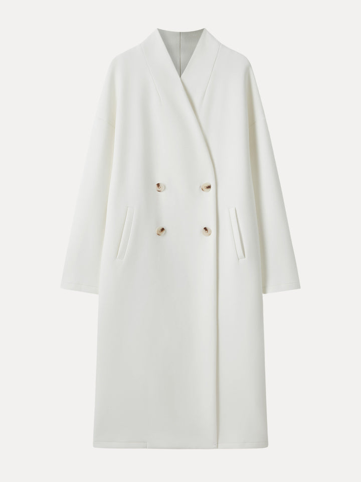 Double-breasted Stand Collar Coat