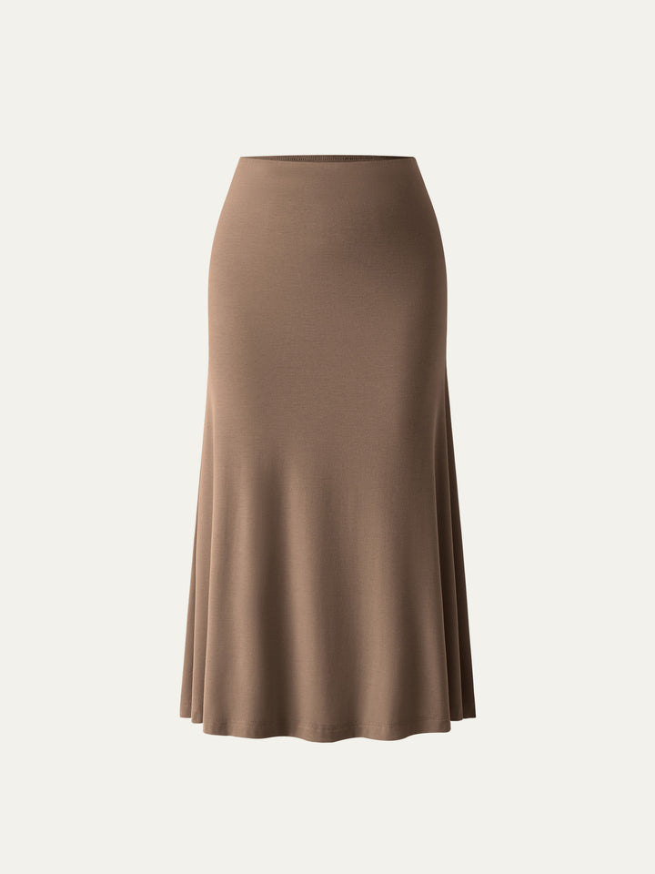 Breezy Pull-on Mermaid Midi Skirt