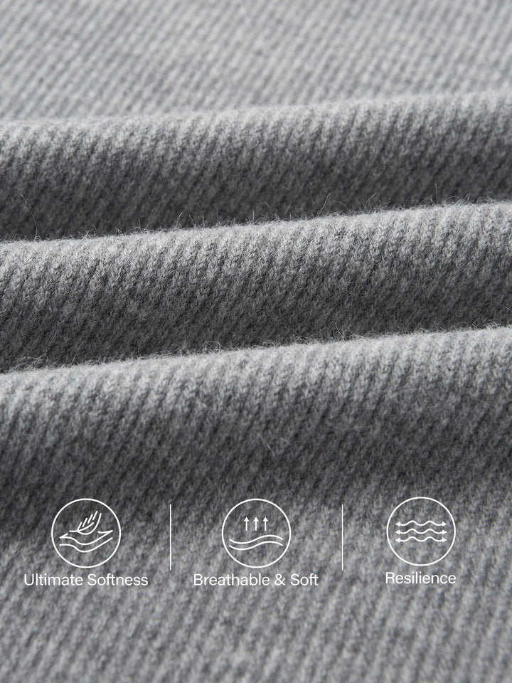 Turtleneck Relaxed Fit Long Sleeve Top