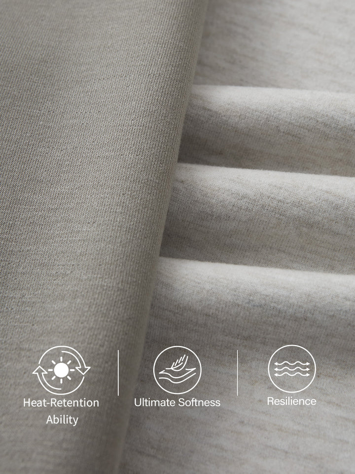 Cozy Warm High Rise Straight Leg Pull-on Pants with Pockets