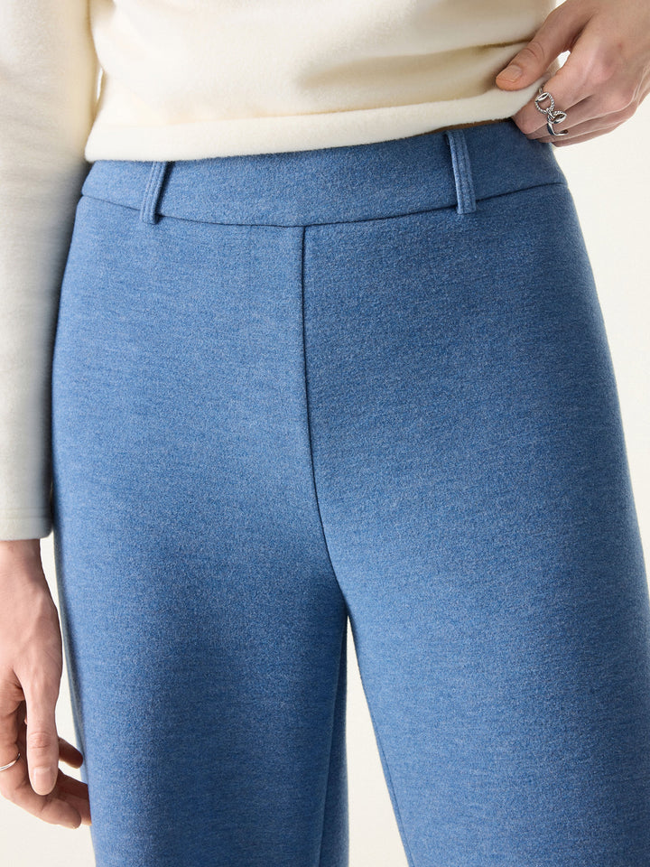 Essential FuzzLuxe Mid Rise Straight Leg Pull-on Pants