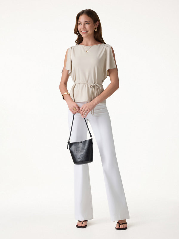 OGLmove CoolTouch Relaxed Boatneck Self-Tie Top